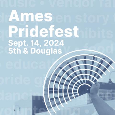 Ames Pridefest. Sept. 14, 2024. 5th & Douglas